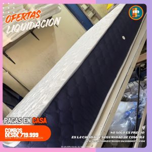 COLCHON BASICO 140 SEMI - ORTOPEDICO 25 CM DE GRUESO