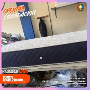 COLCHON BASICO 140 ORTOPEDICO 25 CM DE GRUESO