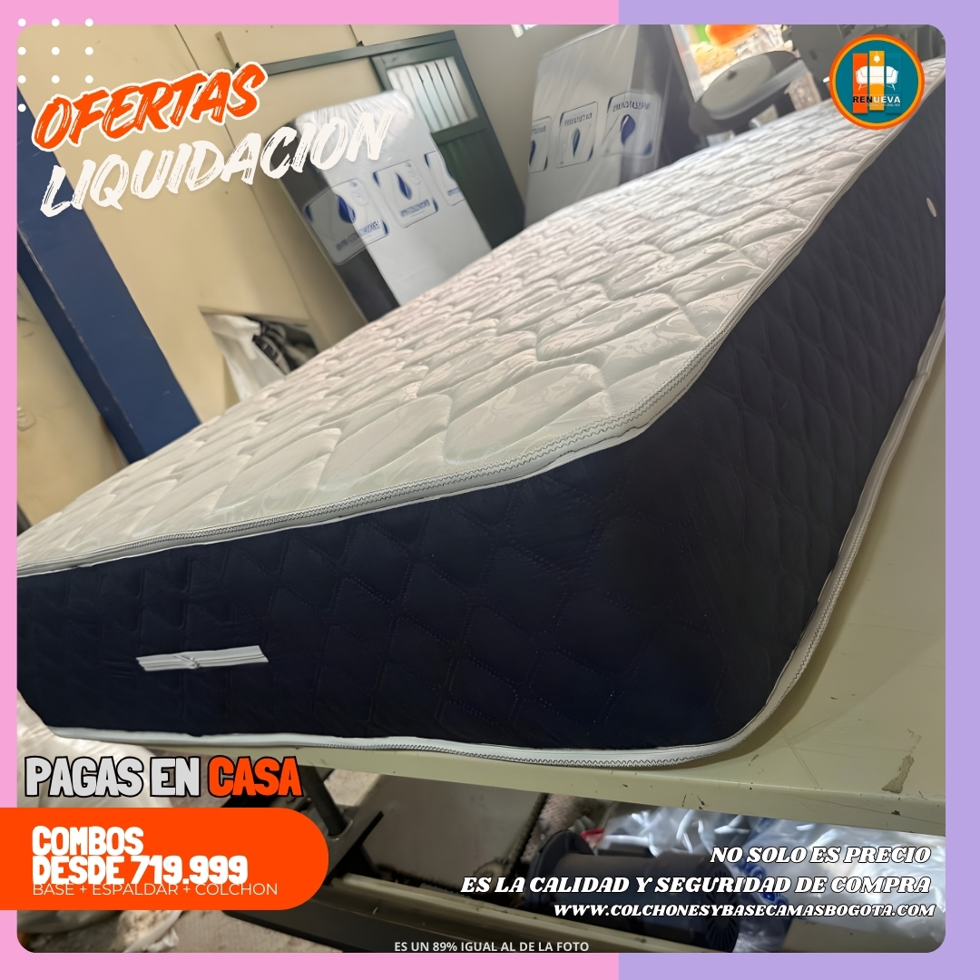 COLCHON BASICO 140 SEMI - ORTOPEDICO 25 CM DE GRUESO