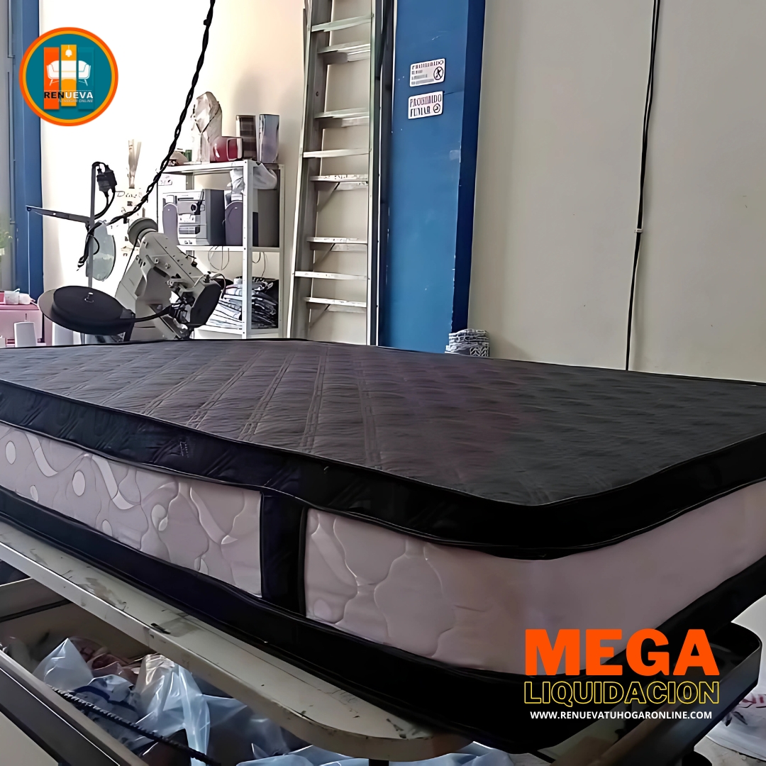 Colchón 140x190 Pillow Top Básico 30–35 cm – Confort y soporte duradero