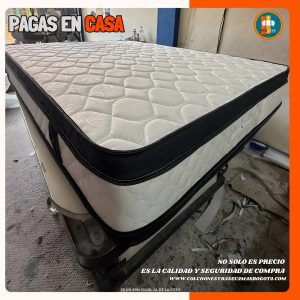 Colchón 140x190  Pillow Top Básico 30–35 cm – Confort y soporte duradero