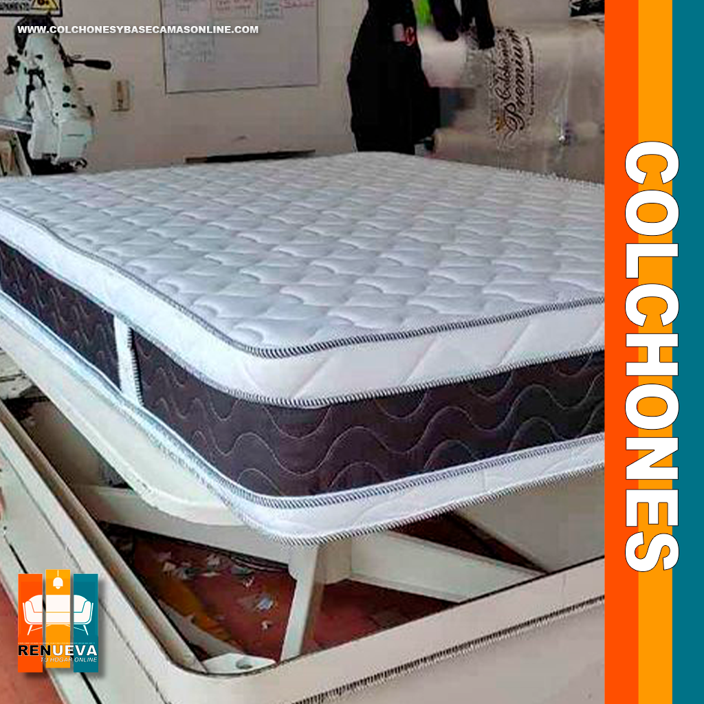 Colchón 140x190 Pillow Top Básico 30–35 cm – Confort y soporte duradero