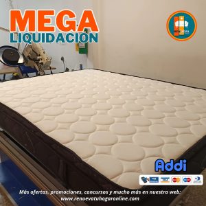 Colchón 140x190  Pillow Top Básico 30–35 cm – Confort y soporte duradero