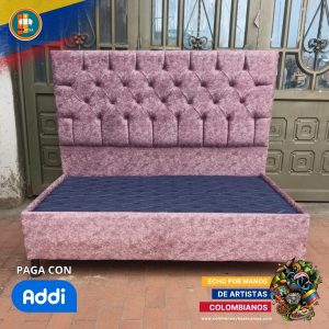 Base + Espaldar Con Espejo/vidrio  Liquidacion - Remate 140*190